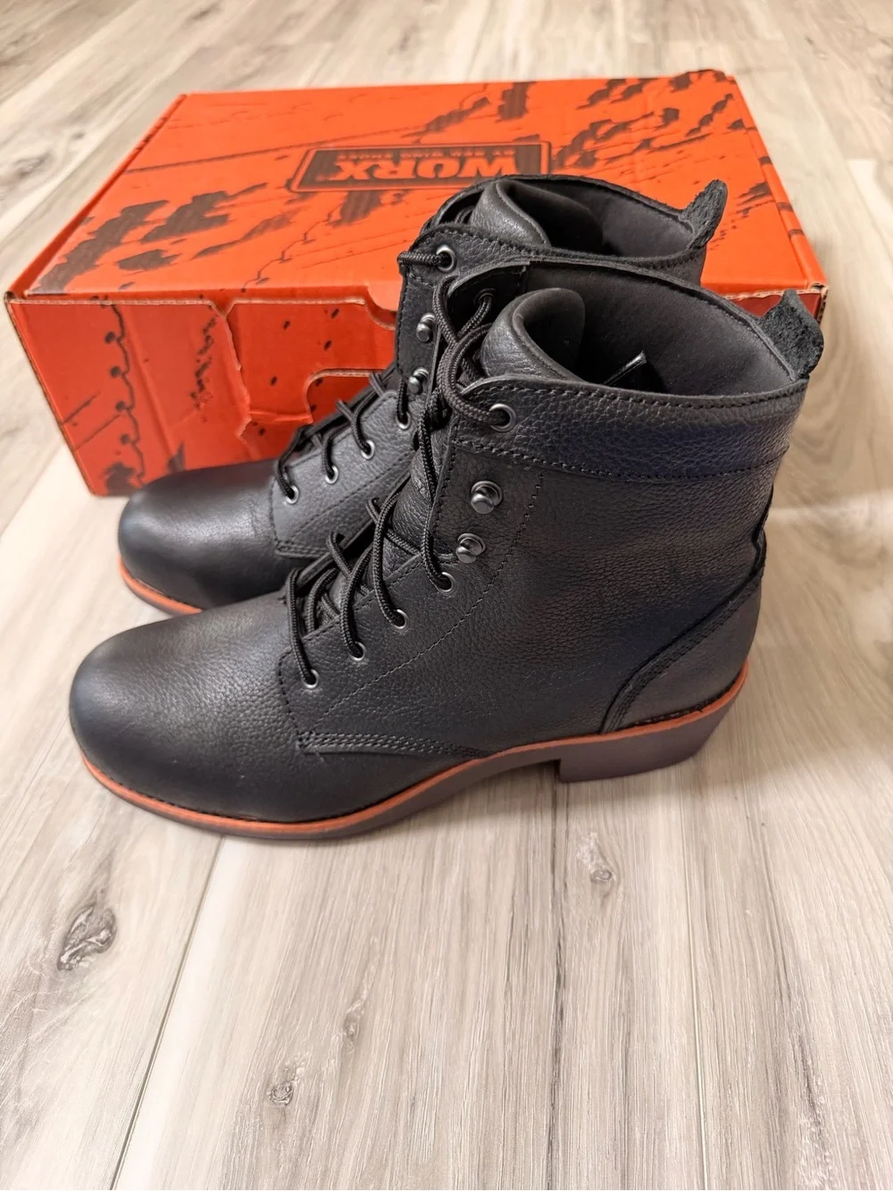 NEW WORX by Red Wing 5126 Steel Toe EH Work Boots Women’s 9M Leather